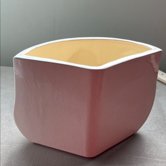 Ceramic Mushroom Planter with Blue/Green Accents - Picture 6 of 6